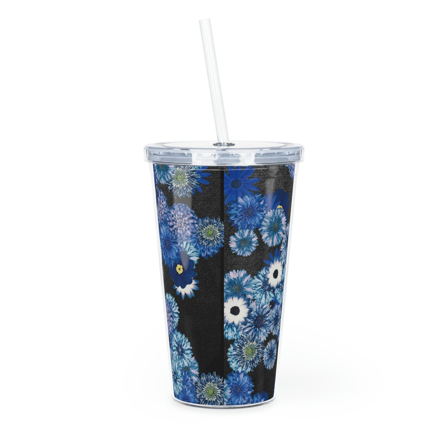 Plastic Tumbler with Straw